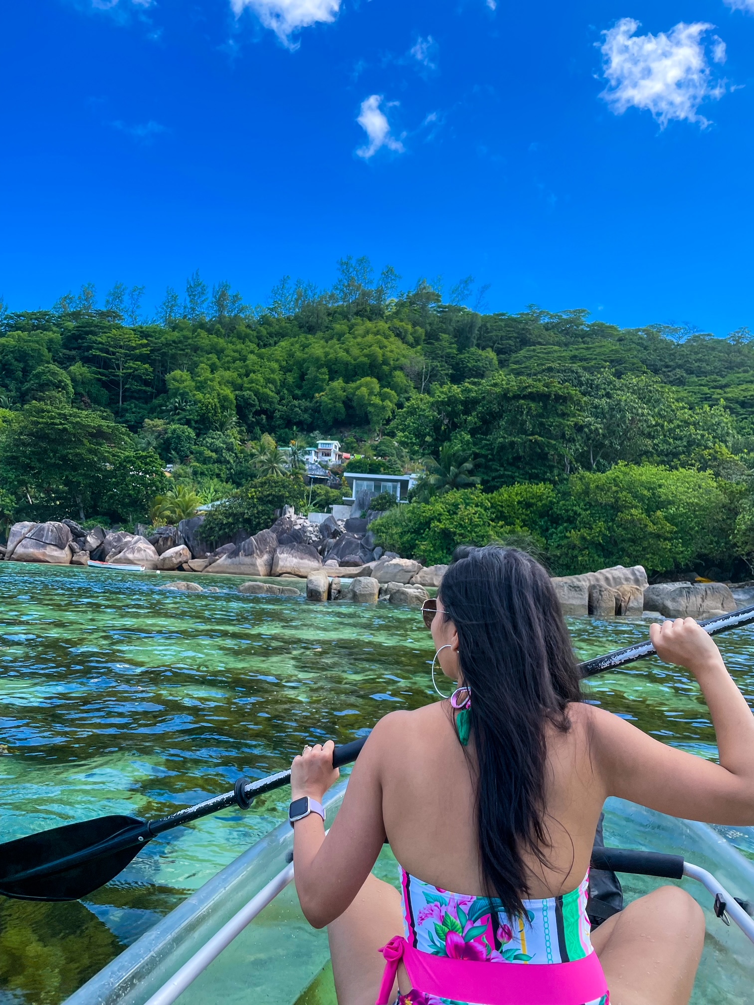 kayak on the island